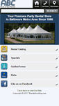 Mobile Screenshot of abcpartyandtent.com